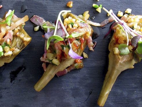 Alcachofas Confitadas